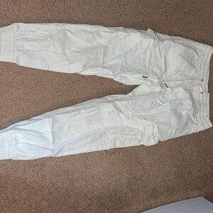 Creamy white cargo pants